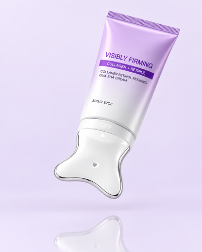 Rendu 3D du sculpteur jawline vély avec sa tête gua sha